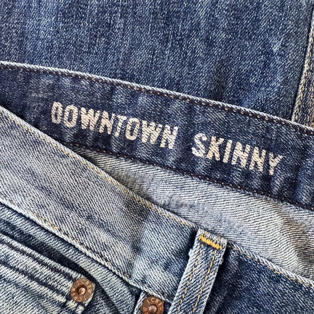 J. Crew Downtown Skinny Jeans, 28R - Picture 7 of 10